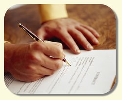 Podpisywanie kontraktu